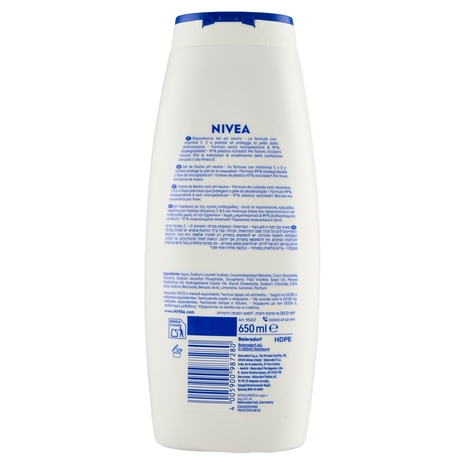 Nivea Care & Orange Caring Foam Bath 650 ml